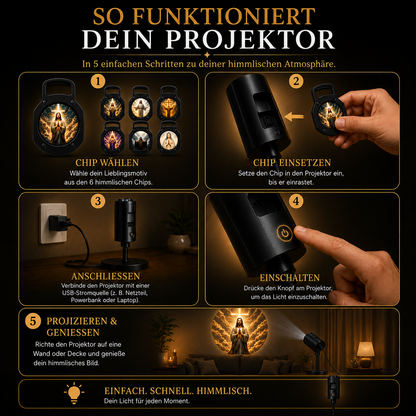 Christlicher Lichtprojektor