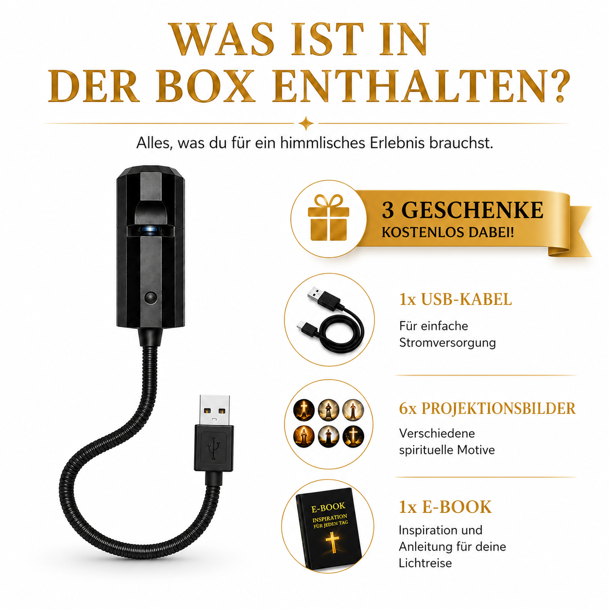 Christlicher Lichtprojektor